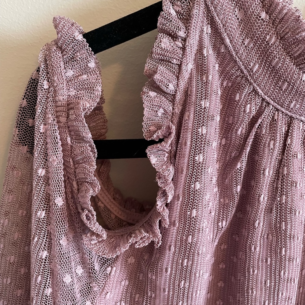 NWT Maurice’s mauve cold shoulder top ❤️ - Picture 3 of 5